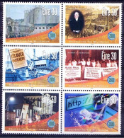 Ireland 2000 MNH 6v, Millennium, Germany, Berlin Wall, Communication, French Revolution - Franz. Revolution