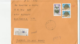 Egypt 2008 Registered Letter To Bulgaria - Cartas & Documentos