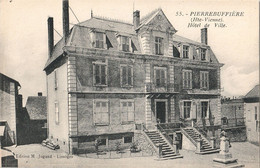 87. HAUTE-VIENNE - PIERRE-BUFFIERE. Hôtel De Ville - Pierre Buffiere