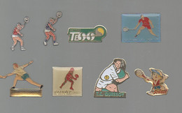 PINS PIN'S TENNIS  1012 SEYNOD QUESSOT VOINOT MOUGINS SOLAIL TESS  LOT 8 PINS - Schwimmen