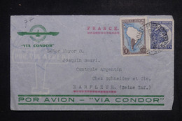 ARGENTINE - Enveloppe De Buenos Aires Pour La France En 1937 Par Avion - L 102706 - Lettres & Documents