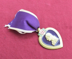 Purple Heart For Military Merit Stati Uniti Con Nastrino - Verenigde Staten