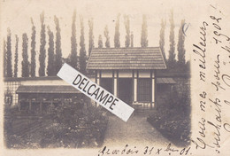 94 - VILLECRESNES - GROBOIS- Carte Photo Vue D'un Jardin Et De Ses Clapiers à Lapins 1902 - Villecresnes