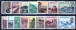 261.ETHIOPIA.1965 DEFINITIVES,SC.442-448,C89-C96 MNH.ANIMALS EMPEROR. - Etiopia