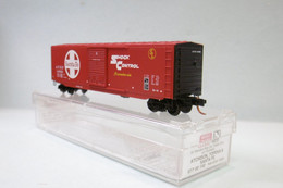 Micro-Trains Line - WAGON US 50' Standard BOX CAR ATSF Santa Fe Réf. 077 00 140 BO N 1/160 - Goods Waggons (wagons)