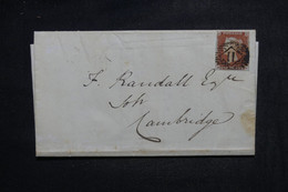 ROYAUME UNI - One Penny Sur Lettre Pour Cambridge En 1846 - L 102733 - Cartas & Documentos