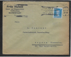 Allemagne - Lettre - Poststempel - Freistempel