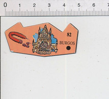 Magnet Le Gaulois Carte Europe 82 Cathédrale De Burgos Espagne 10mag - Tourisme