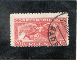 ESPAGNE   1934-38   Lettre  Urgente  Y.T. N° 15a  Oblitéré - Expres