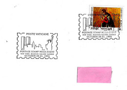 VATICANO - 1993 Poste Vaticane Al Postage Stamp Madison Square Garden New York  Su Busta Viaggiata Per Bologna - 5377 - Briefe U. Dokumente