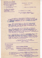 Rare Courrier 1924 Ministre De La Guerre Au Général Cdt 9e Corps D'Armée: Contrôle Approvisionnements Armes Et Munitions - Documenti