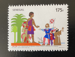 Sénégal 1994 Mi. 1346 Joint Issue Emission Commune Portugal Premiers Contacts 1 Val. RARE MNH - Emissioni Congiunte