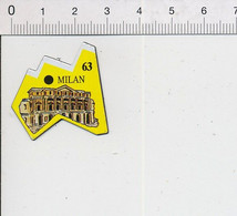 Magnet Le Gaulois Carte Europe 63 Milan Théatre De La Scala 11mag - Tourism