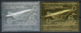 TIMBRES EN OR ET ARGENT(GOLD And SILVER ) POSTE AERIENNE N° 156 Et 157. 500 Fr Et 1500 Fr CONCORDE. Neuf ** (MNH). TB - Luchtpost