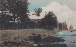 POSTCARD  PORTUGAL - AFRICA - OLD PORTUGUESE COLONY  - SÃO TOMÉ AND PRINCIPE - FORTALEZA S. SEBASTIÃO - Sao Tome Et Principe