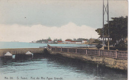 POSTCARD  PORTUGAL - AFRICA - OLD PORTUGUESE COLONY  - SÃO TOMÉ AND PRINCIPE - FOZ DO RIO AGUA GRANDE - Sao Tome Et Principe