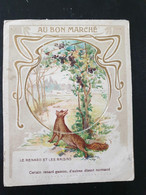 Image  Système A Dépliant   Au Bon Marché  J De La Fontaine . Le Renard Et Les Raisins   (voir Scan) - Andere & Zonder Classificatie