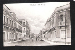 Spain - Melilla  CALLE MALAGA POSTAL MODERNO BOIX HOS CALLE TETUAN SPANISH MOROCCO - Melilla