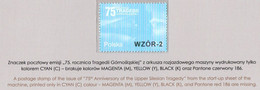 Poland 2020 75th Anniversary Of The Upper Silesian Tragedy  The Railway Track MNH** Specimen With Missing Four Colours - Varietà E Curiosità