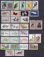 ANDORRE - 1971/1997 - UNIQUEMENT SERIES COMPLETES FAUNE / ANIMAUX ! ** MNH - COTE = 77.5 EUR. - Colecciones