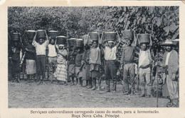 POSTCARD  PORTUGAL - AFRICA - OLD PORTUGUESE COLONY  - SÃO TOMÉ AND PRINCIPE - ROÇA NOVA CUBA - Sao Tome And Principe