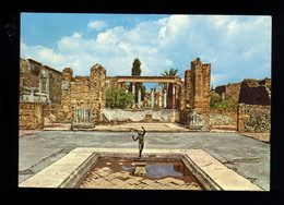 Cartolina Postale Napoli - Pompei Scavi - Casa Del Fauno - Viaggiata 1974 - Ercolano