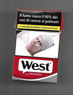 Tabacco Pacchetto Di Sigarette Italia - West Original Da 20 Pezzi - Tobacco-Tabac-Tabak-Tabaco - Etuis à Cigarettes Vides
