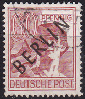 Berlin, 1948, 14,  Used Oo, Geprüft, Schwarzaufdruck - Used Stamps