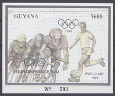 1993	Guyana	B318b Silver	1994 FIFA World Cup In USA	30,00 € - 1994 – Stati Uniti