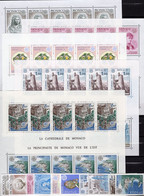 5 Blocks CEPT Monaco BM + Blöcke 7-12 ** 155€ Skulptur Denkmal Porträt Hoja S/s Blocs Art M/s Sheets Bf 1974/1978 EUROPA - Collections