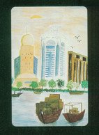 UNITED ARAB EMARITES  / BOATS DRAWING - Paysages