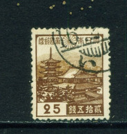 JAPAN  -  1937-40 Definitive 25s Used As Scan - Oblitérés