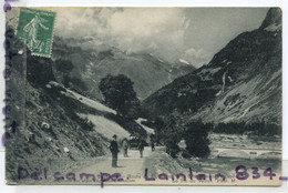 - Route De St Firmin à La Chapelle En Valgaudemar, ( Htes-Alpes ), Cliché Peu Courant, Animation, écrite, TBE, Scans. - Autres & Non Classés