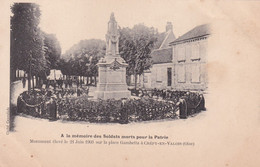 60, Crépy En Valois,Place Gambétta, A La Mémoire Des Soldats Morts Pour La Patrie - Crepy En Valois