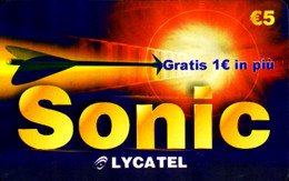 SCHEDA TELEFONICA PHONECARD LYCATEL SONYC 5 25/12/2010 1260 - Öff. Themen-TK