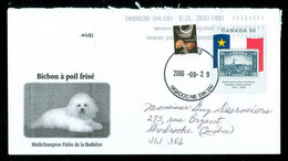 BICHON à Poil Frisé + église De Grand-Pré; Timbre Scott # 2117 Stamp; Env. Souvenir Env. (6501) - Brieven En Documenten