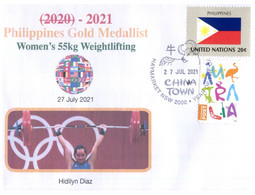 (VV 20 A) 2020 Tokyo Summer Olympic Games - Philipinnes Gold Medal - 27-7-2021 Weighlifting / Haltérophilie - Eté 2020 : Tokyo
