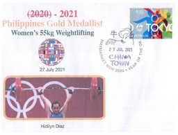 (VV 20 A) 2020 Tokyo Summer Olympic Games - Philipinnes Gold Medal - 27-7-2021 Weighlifting / Haltérophilie - Eté 2020 : Tokyo