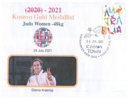 (VV 20 A) 2020 Tokyo Summer Olympic Games - Kosovo Gold Medal - 24-7-2021 Woman Judo - Summer 2020: Tokyo
