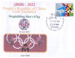 (VV 20 A) 2020 Tokyo Summer Olympic Games - China - Gold Medal - 25-7-2021 Weighlifting / Haltérophilie - Eté 2020 : Tokyo
