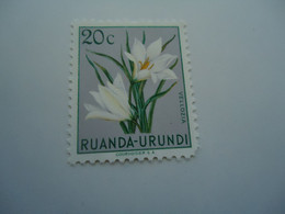 RUANDA-URUNDI MNH  STAMPS  FLOWERS - Other & Unclassified