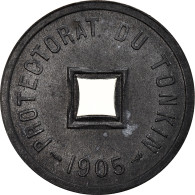 Monnaie, Tonkin, 1/600 Piastre, 1905, FDC, Zinc, KM:1 - Vietnam