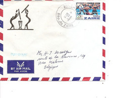 Zaire  ( Lettre Par Avion De 1996 De Kinshasa Vers La Belgique à Voir) - Gebraucht