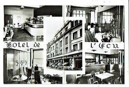 03 - MONTLUCON - Hôtel De L'Ecu, Petite Carte Publicitaire Pliée En 2 Parties - 2616 - Montlucon
