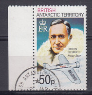 British Antarctic Territory (BAT)  1980 50p Value  Perf. 12 Lincoln Ellsworth "Polar Star" Used (53380) - Gebraucht