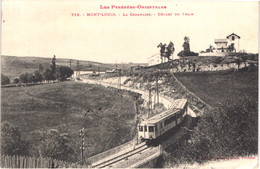 FR66 MONT LOUIS - Labouche 718 - LA CABANASSE - Départ Du Train Jaune - Gros Plan - Belle - Trains