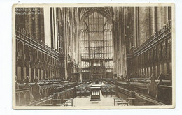 Postcard Gloucestershire Gloucester Cathedral Interior Looking East Unused - Gloucester