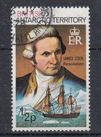 British Antarctic Territory (BAT)  1973 James Cook "Resolution" 1v Used (53383) - Oblitérés