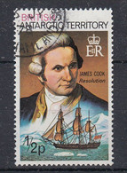 British Antarctic Territory (BAT)  1973 James Cook "Resolution" 1v Used (53383) - Used Stamps