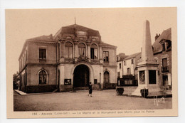 - CPA ANCENIS (44) - La Mairie Et Le Monument Aux Morts Pour La Patrie - Edition Chapeau 155 - - Ancenis